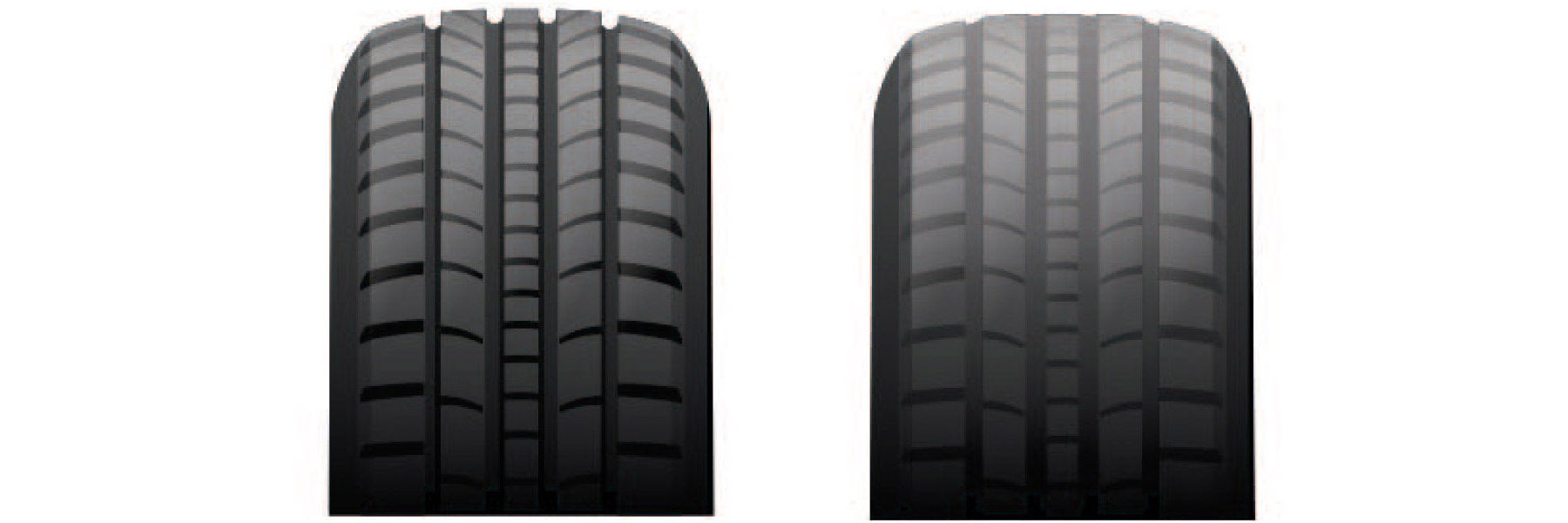 Tire tread depth comparison at Ewald Kia Of Oconomowoc in Oconomowoc WI