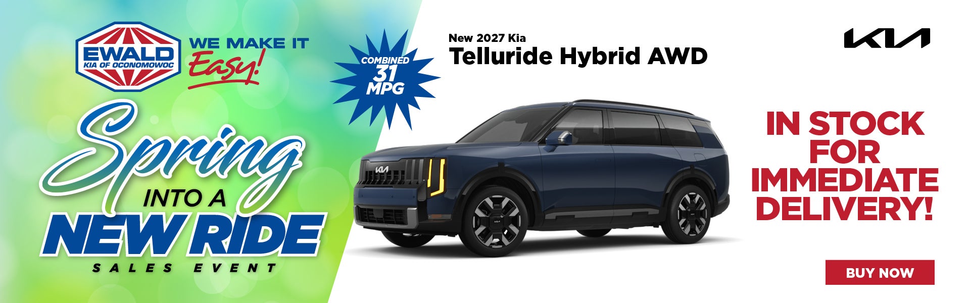 NEW 2027 Kia Telluride In Stock For Immediate Delivery! 