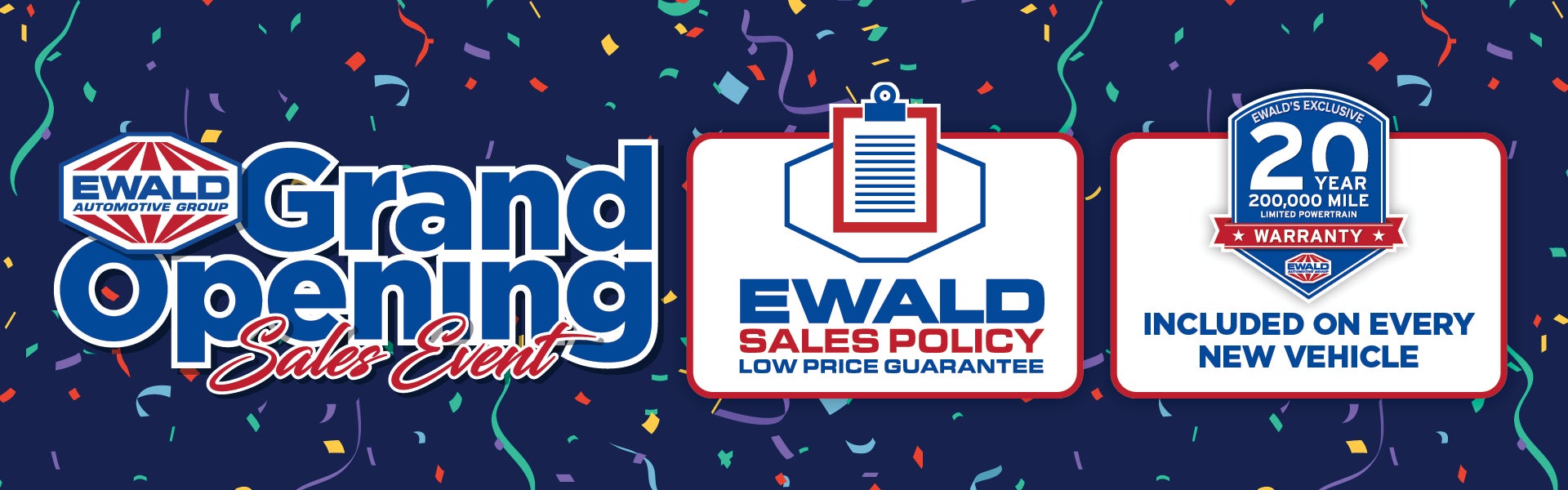 Ewald's Grand Opening Sale