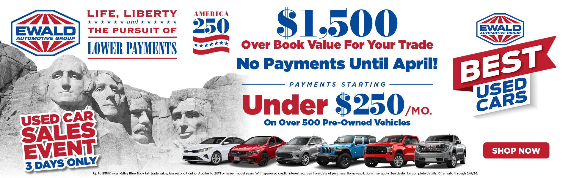 Used Car Sales Event