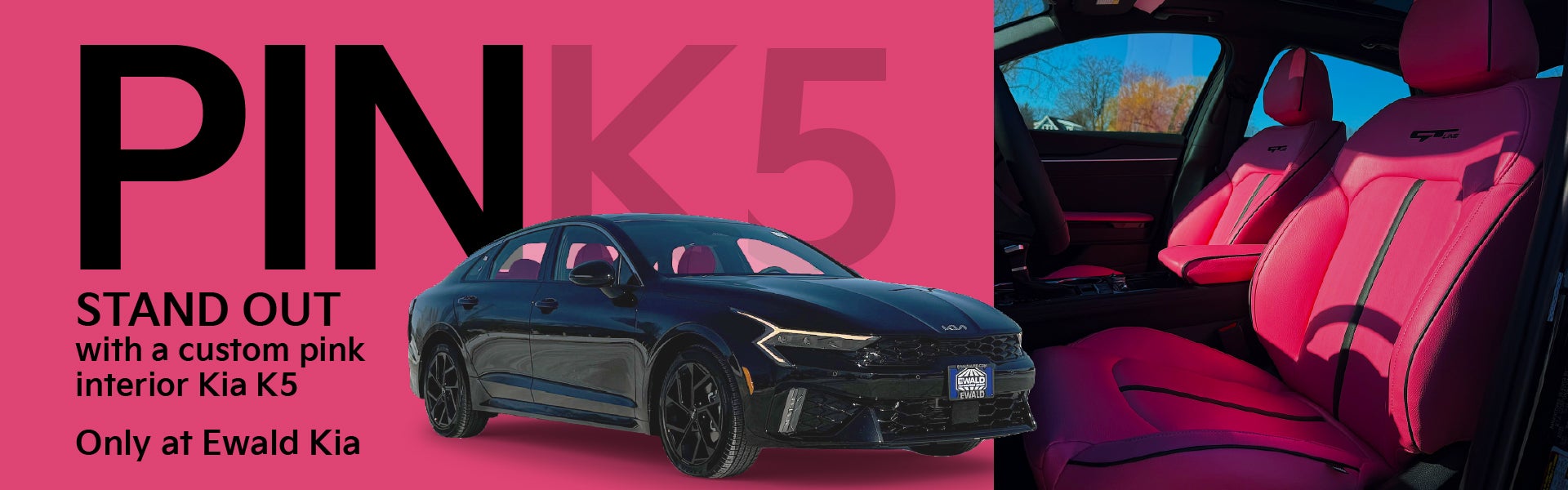 Custom, Pink-Interior Kia K5