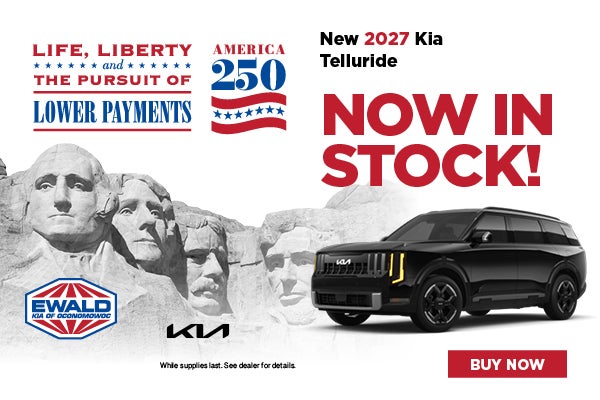 NEW 2027 Kia Telluride Now In Stock 